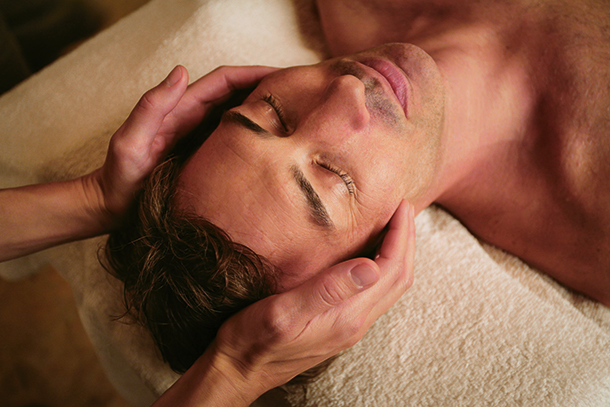 The relaxing Men's Fitness Facial Therapy at Ojo Caliente Mineral Springs Resort & Spa in New Mexico
