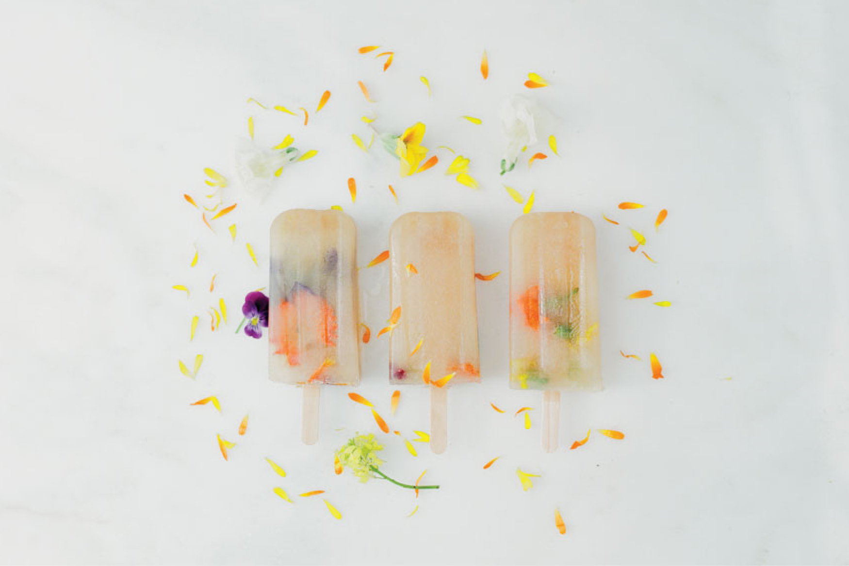 Edible Flower Popsicle Recipe - Organic Spa Magazine