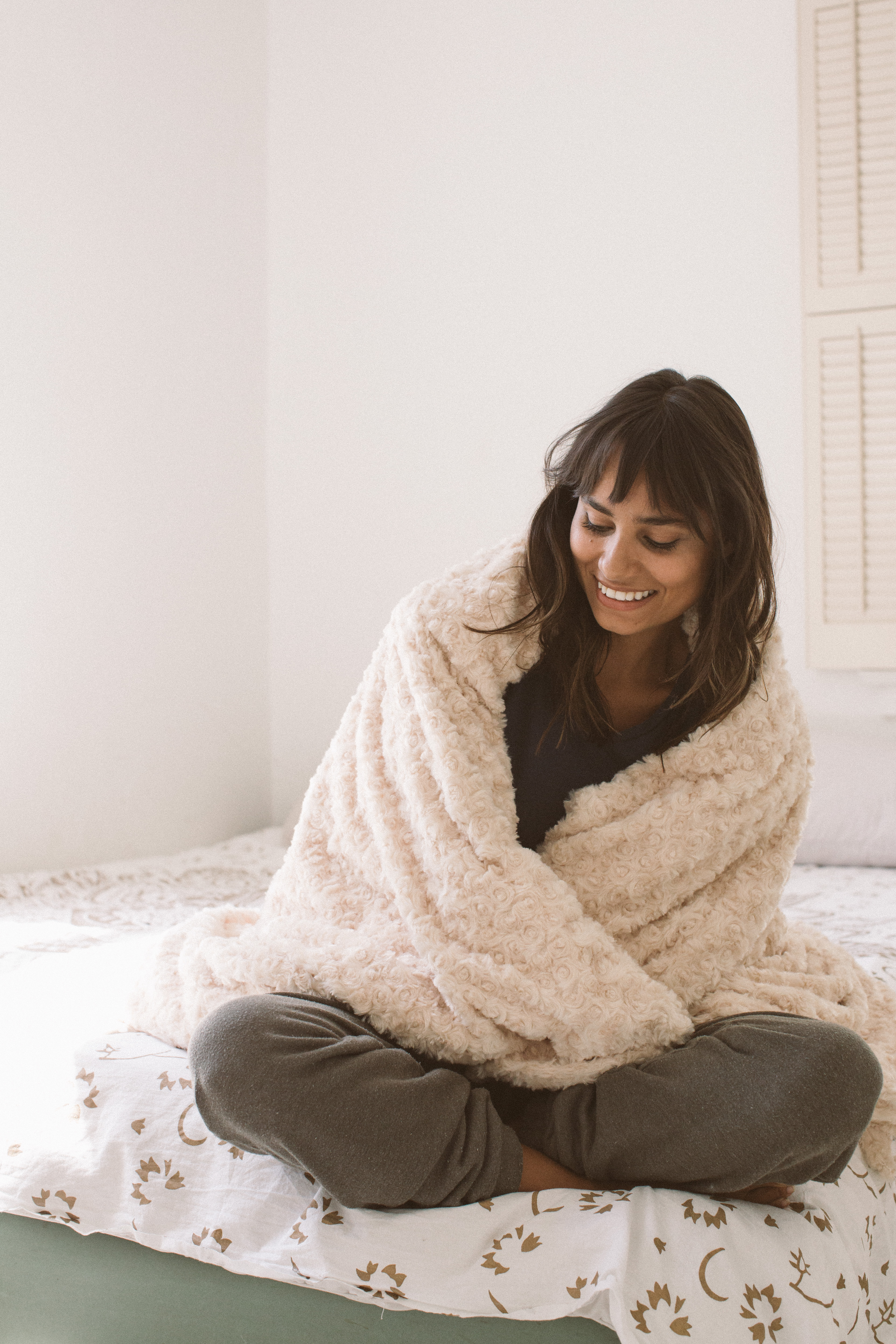 Magic Weighted Blanket Champagne Chenille E
